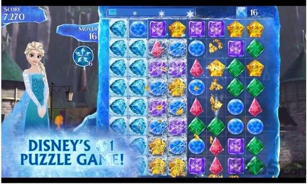 冰雪奇缘冰纷乐无限生命版下载,冰雪奇缘冰纷乐,迪士尼游戏,消消乐游戏